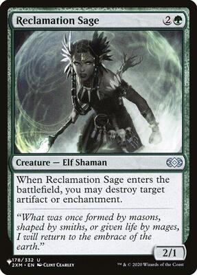 Reclamation Sage (2XM) card from The List Reprints