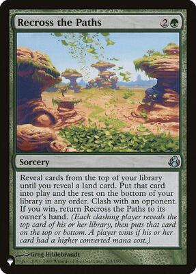 Recross the Paths card from The List Reprints