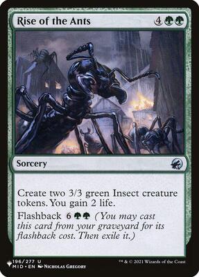 Rise of the Ants card from The List Reprints