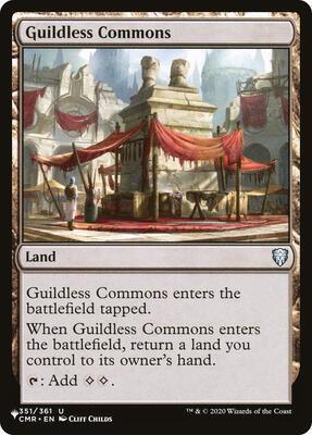 Guildless Commons card from The List Reprints