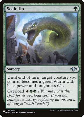 Scale Up card from The List Reprints