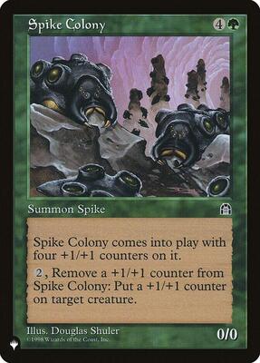 Spike Colony card from The List Reprints