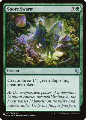 Spore Swarm card from The List Reprints