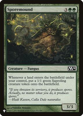 Sporemound card from The List Reprints