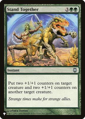 Stand Together card from The List Reprints