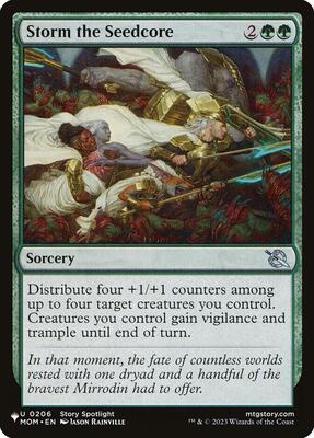 Storm the Seedcore card from The List Reprints