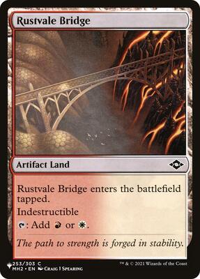 Rustvale Bridge card from The List Reprints