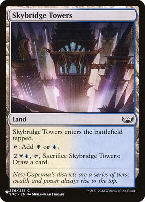 Skybridge Towers card from The List Reprints