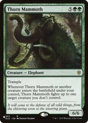 Thorn Mammoth card from The List Reprints