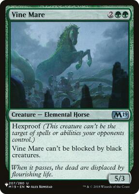 Vine Mare card from The List Reprints