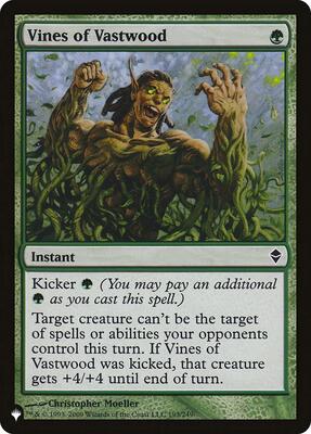 Vines of Vastwood card from The List Reprints