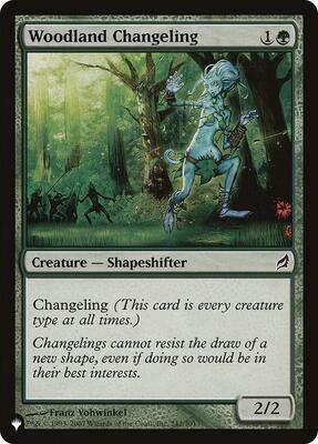 Woodland Changeling card from The List Reprints