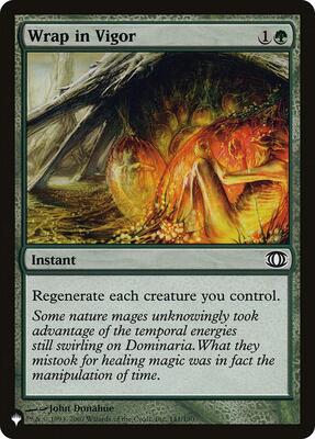 Wrap in Vigor card from The List Reprints