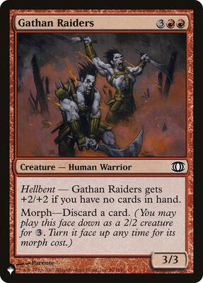 Gathan Raiders card from The List Reprints