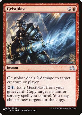 Geistblast card from The List Reprints