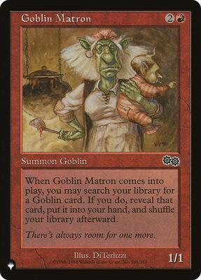 Goblin Matron (USG) card from The List Reprints