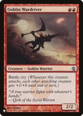 Goblin Wardriver card from The List Reprints