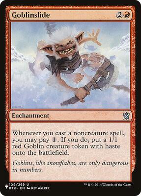 Goblinslide card from The List Reprints