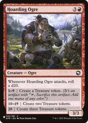 Hoarding Ogre card from The List Reprints