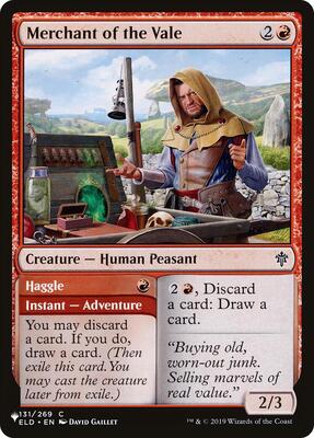 Merchant of the Vale card from The List Reprints