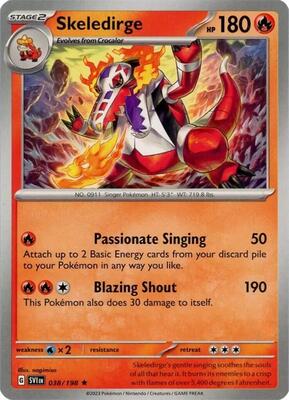 Skeledirge card from Deck Exclusives