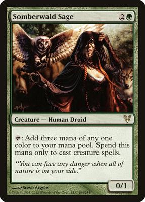 Somberwald Sage card from Avacyn Restored