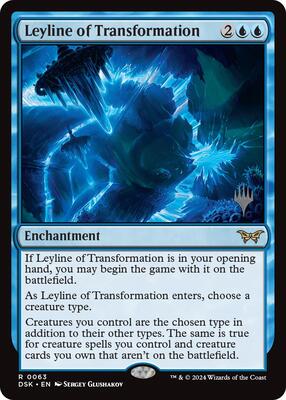 Leyline of Transformation card from Promo Pack: Duskmourn: House of Horror