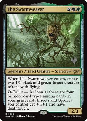 The Swarmweaver (0236) card from Promo Pack: Duskmourn: House of Horror