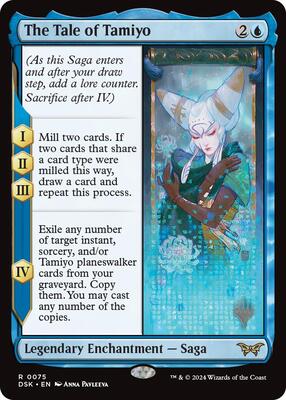 The Tale of Tamiyo card from Promo Pack: Duskmourn: House of Horror