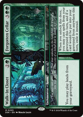 Walk-In Closet // Forgotten Cellar card from Promo Pack: Duskmourn: House of Horror