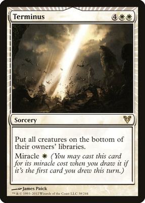 Terminus card from Avacyn Restored