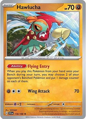 Hawlucha card from Deck Exclusives