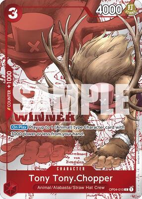 Tony Tony.Chopper (Winner Pack 2024 Oct.-Dec.) card from One Piece Promotion Cards