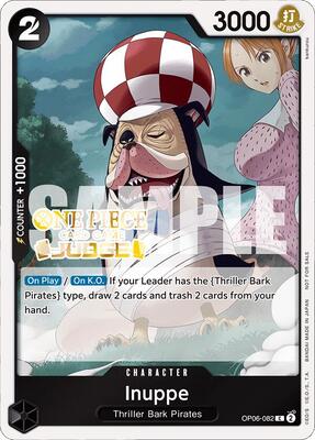 Inuppe (Judge Pack Vol. 4) card from One Piece Promotion Cards