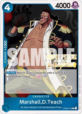 Marshall.D.Teach (Judge Pack Vol. 4) card from One Piece Promotion Cards