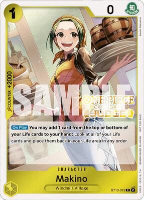 Makino (Judge Pack Vol. 4) card from One Piece Promotion Cards