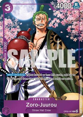 Zoro-Juurou (Event Pack Vol. 5) card from One Piece Promotion Cards