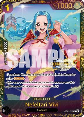 Nefeltari Vivi (October Championship 2024 Store Regionals) card from One Piece Promotion Cards