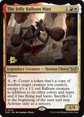 The Jolly Balloon Man card from Prerelease Cards