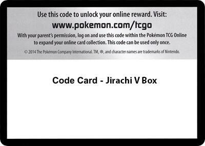 Code Card - Jirachi V Box card from Miscellaneous Cards & Products