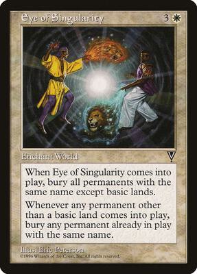 Eye of Singularity card from Visions