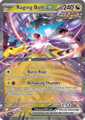 Raging Bolt ex - 145 card from SV: Scarlet & Violet Promo Cards
