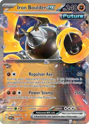 Iron Boulder ex - 147 card from SV: Scarlet & Violet Promo Cards