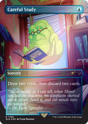 Careful Study (1768) (Rainbow Foil) card from Secret Lair Drop Series