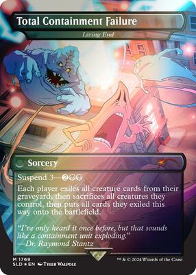 Total Containment Failure - Living End (Rainbow Foil) card from Secret Lair Drop Series