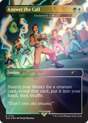 Answer the Call - Eladamri's Call (Rainbow Foil) card from Secret Lair Drop Series
