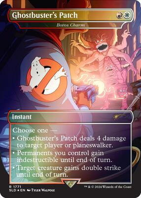 Ghostbuster's Patch - Boros Charm (Rainbow Foil) card from Secret Lair Drop Series