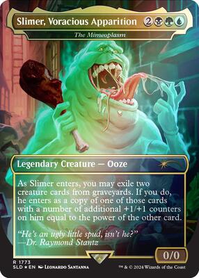 Slimer, Voracious Apparition - The Mimeoplasm (Rainbow Foil) card from Secret Lair Drop Series