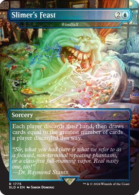 Slimer's Feast - Windfall (Rainbow Foil) card from Secret Lair Drop Series