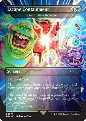 Escape Containment - Incarnation Technique (Rainbow Foil) card from Secret Lair Drop Series